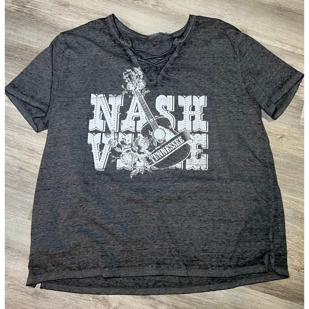 2XL women’s Nashville‎ Tennessee bling top